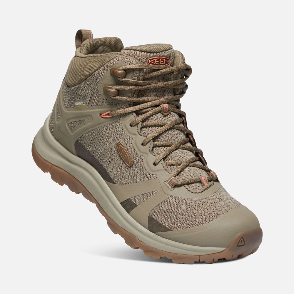 Keen Outdoor Bot Kadın Haki - Terradora Ii Waterproof - Türkiye KUPM27493